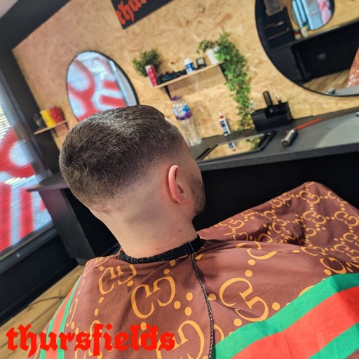 Image of a customer haircut