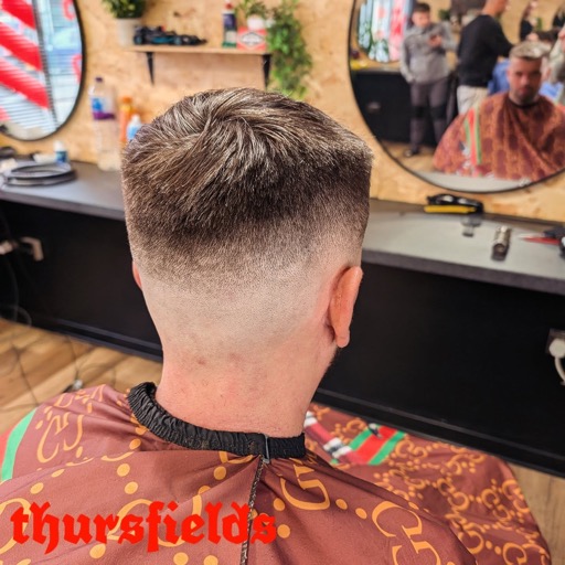 Image of a customer haircut