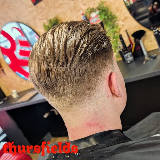 Image of a customer haircut