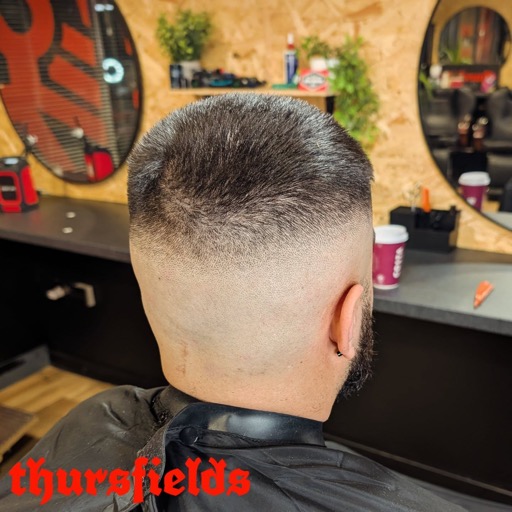 Image of a customer haircut