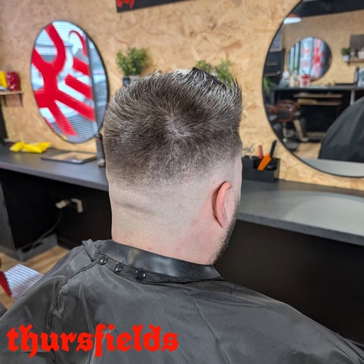 Image of a customer haircut