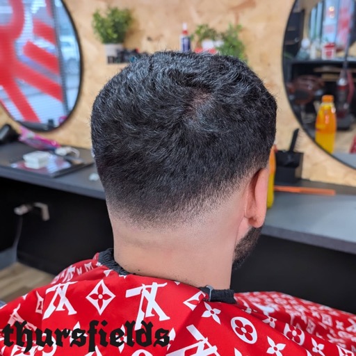 Image of a customer haircut
