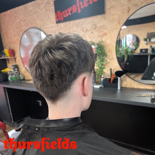 Image of a customer haircut