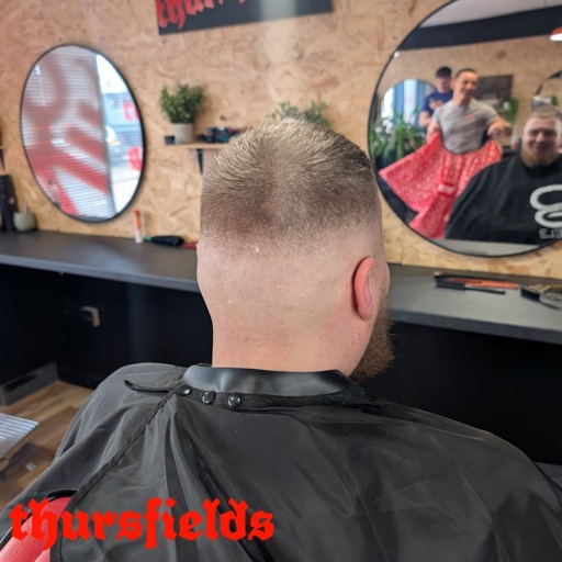 Image of a customer haircut