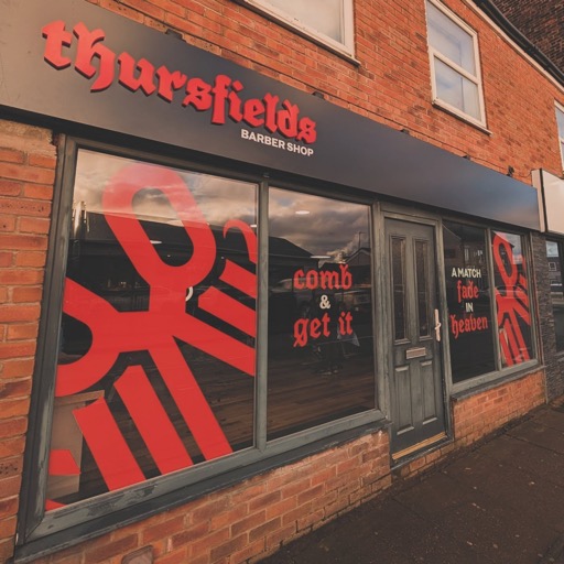 Image of Thursfield barbershop shopfront
